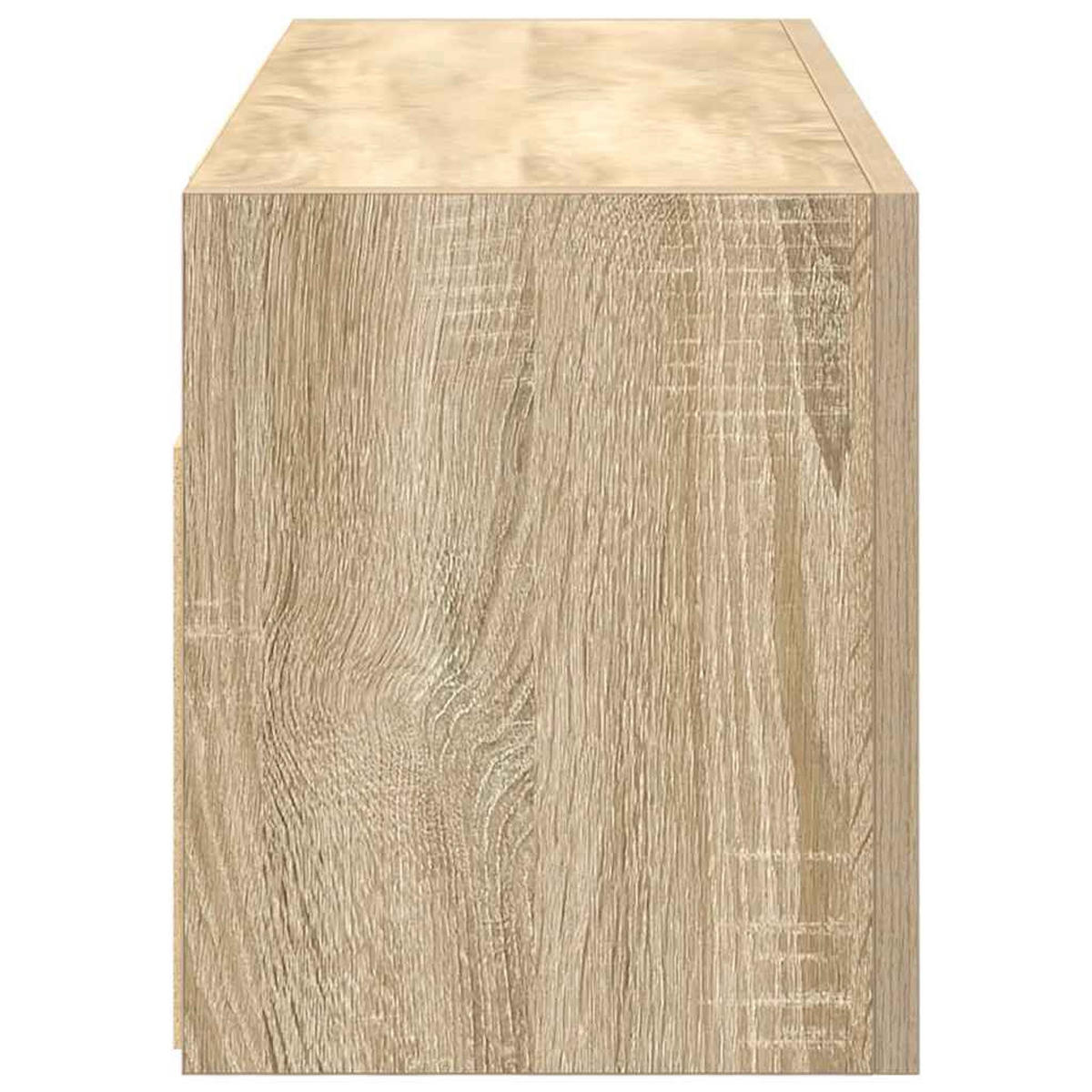 BAD-WANDSCHRANK Sonoma-Eiche 80/25/30 Cm Holzwerkstoff - Hellbraun, Holzwerkstoff (25/30/80cm) - vidaXL