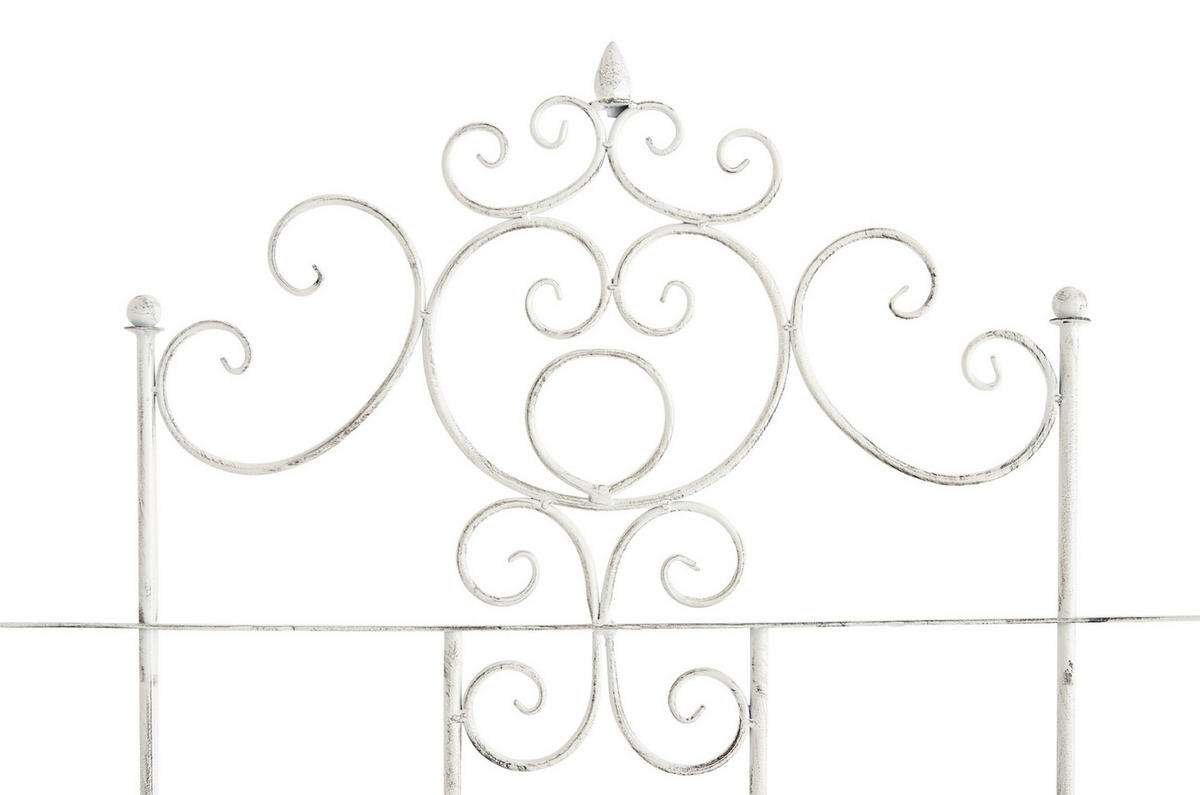 RANKGITTER Paul antik weiß - Weiß, Metall (85.5/170/2cm) - TPFGarden