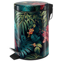 KOSMETIKEIMER Exotic - Gelb/Rot, Kunststoff/Metall (17/25/25cm) - Sanilo