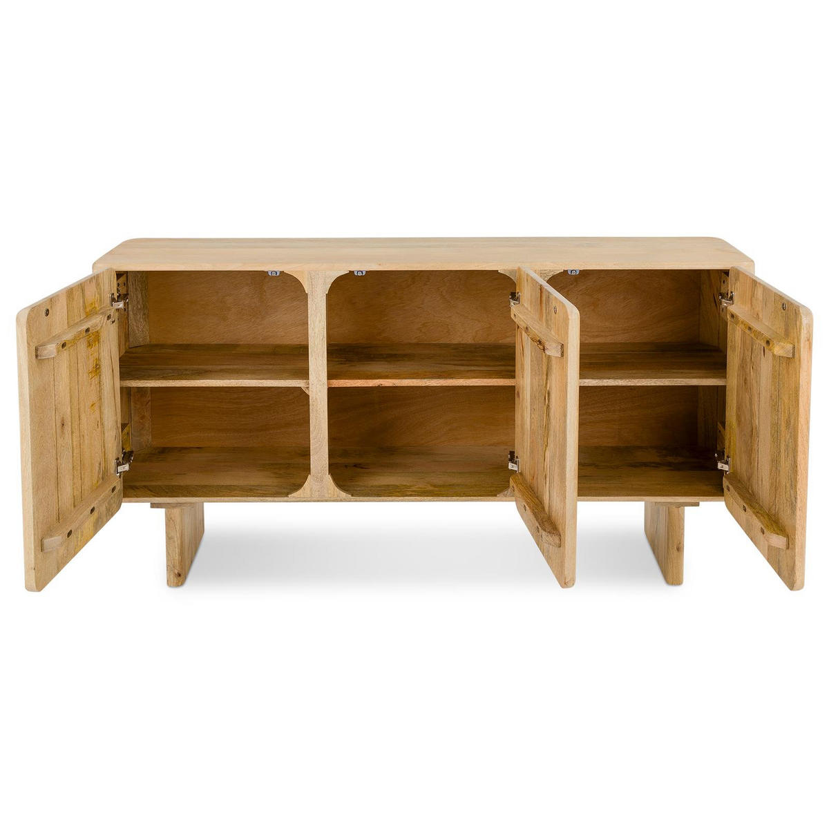 SIDEBOARD JOYA natur - Naturfarben, Holz (150/76/40cm) - IDIMEX