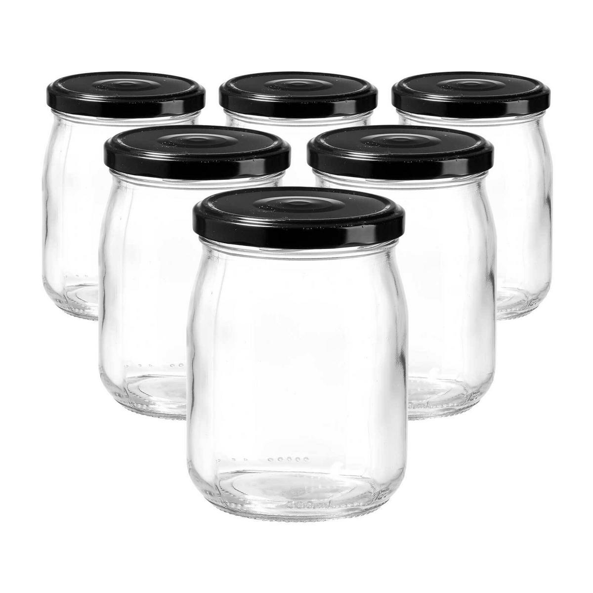 EINMACHGLÄSER Kitchen Love transparent 500 ml 6er Set - Transparent, Glas (0.5L) - Ritzenhoff Breker