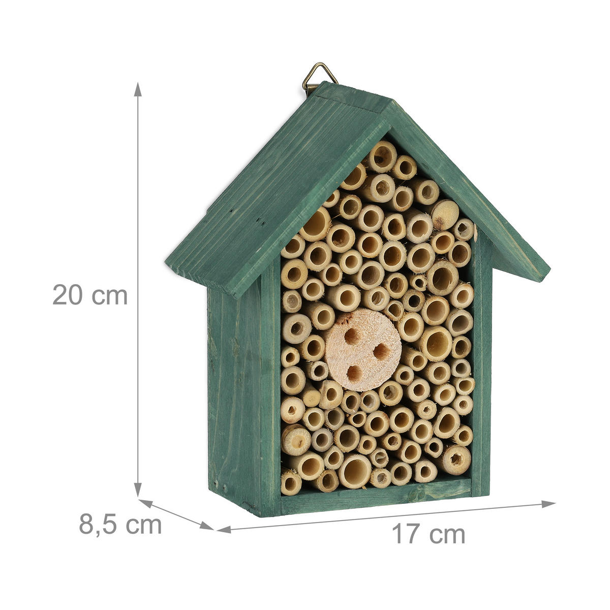 INSEKTENHOTEL - Multicolor, Holz (17/20/8.5cm) - Relaxdays