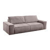 SCHLAFSOFA 4-Sitzer - Cord - Malve - AMELIA - Lila, Textil (257/85/102cm) - Vente-Unique