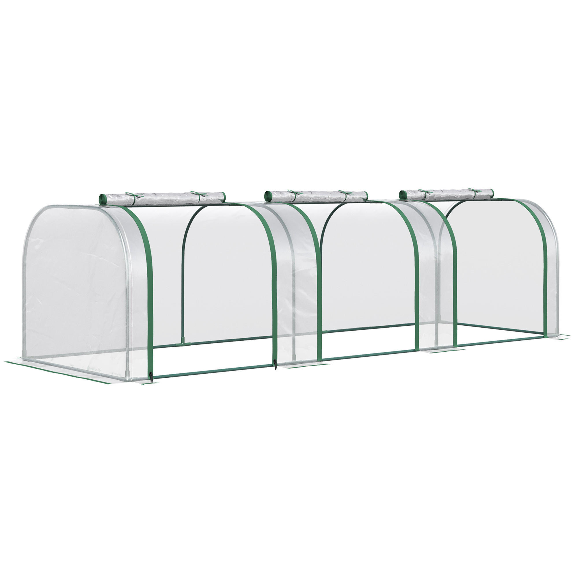 Flora Grace Gewächshaus Transparent 100x80x295 cm