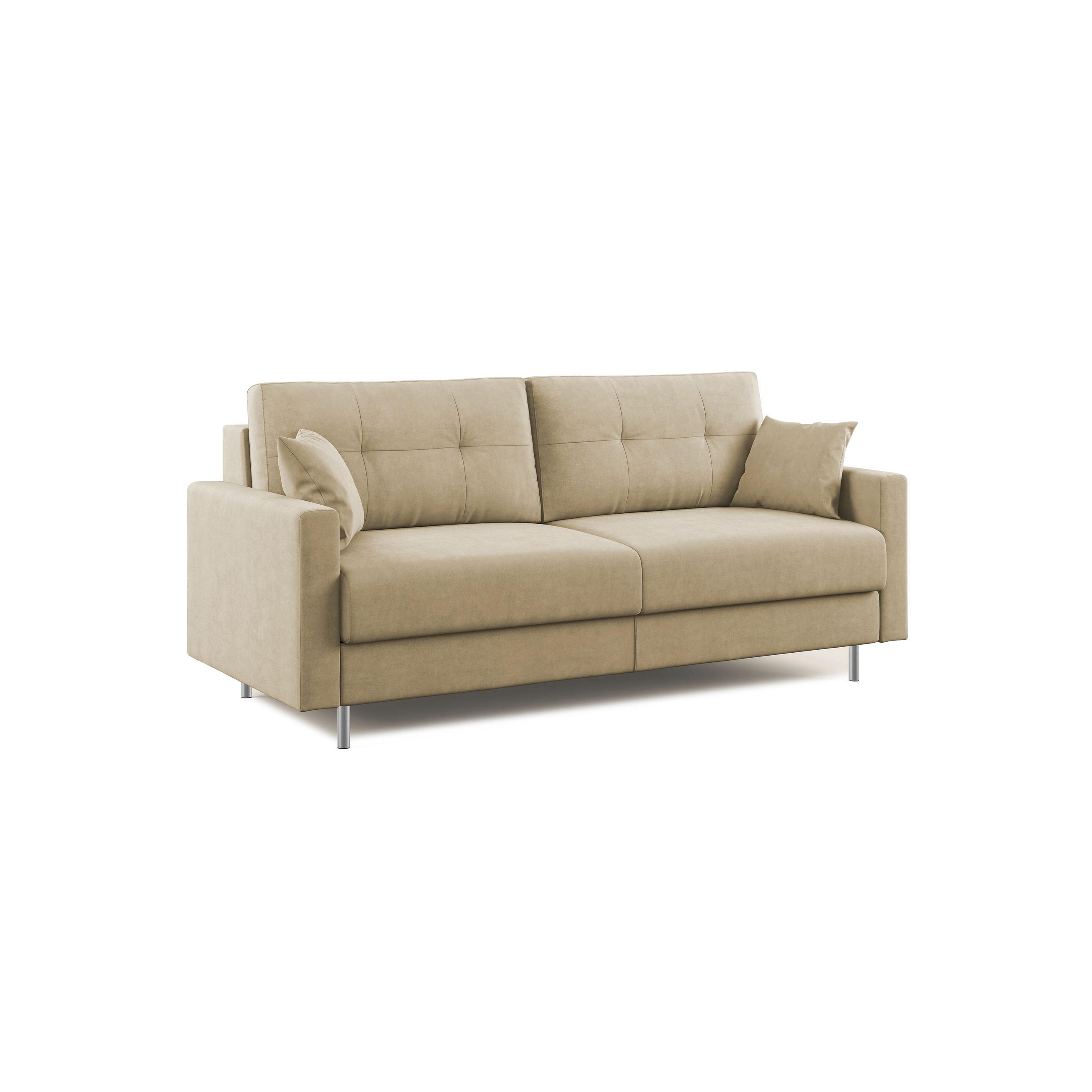 Divani.store Schlafsofa Beige 208x97x96 cm