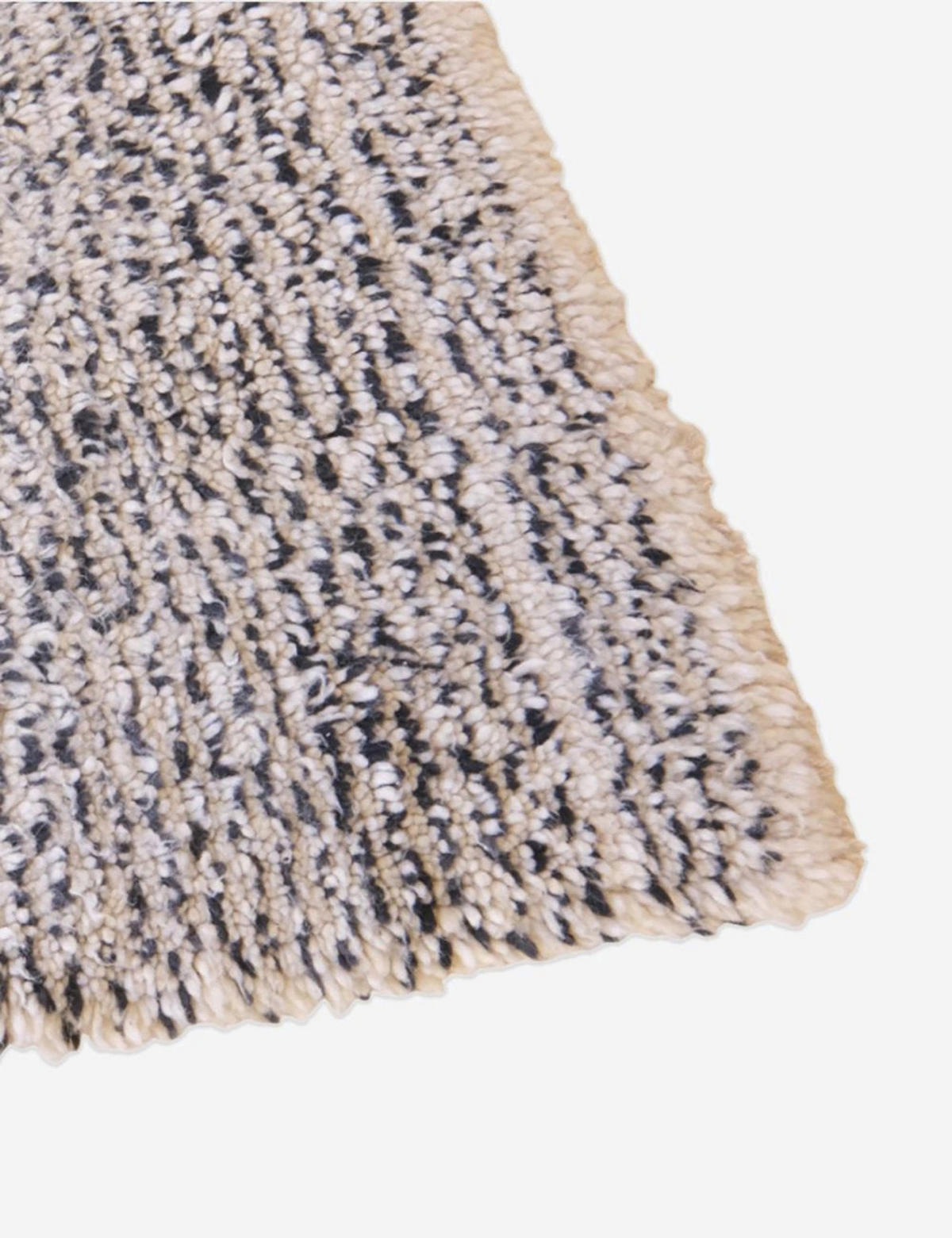 BERBERTEPPICH aus reiner Wolle 112x 133 cm - Weiß, Naturmaterialien (112/133cm) - AFK Living