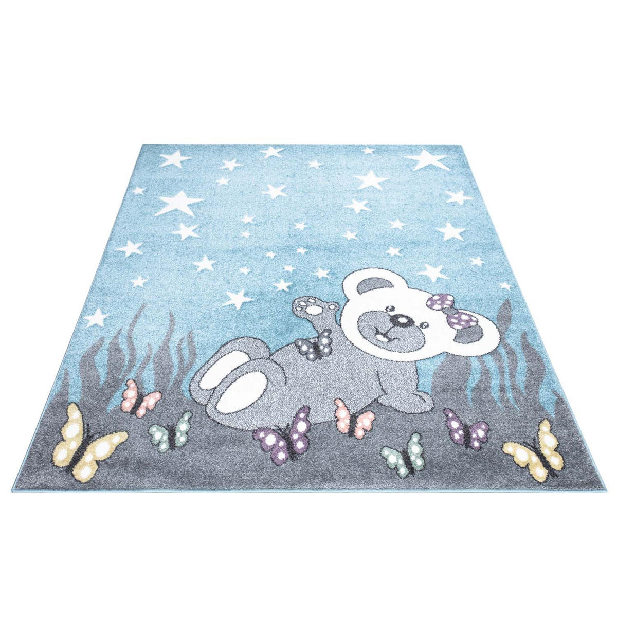 KINDERTEPPICH Anime 916 Blau 190x280 cm - Blau, Textil (190/280cm) - carpet city