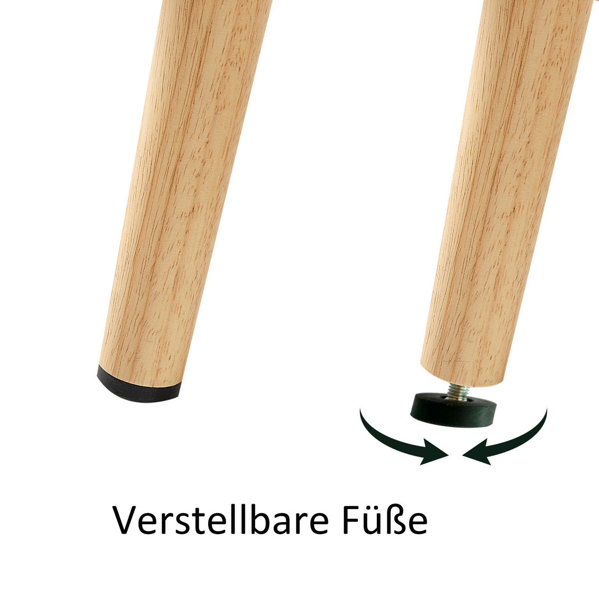 COUCHTISCH aus MDF 105x55x41 cm Braun mit Rattan-Schiebetür, Stauraum und Massivholzbeinen - Braun, Holzwerkstoff (105/55/41.5cm) - IVMEU