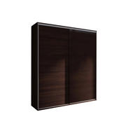 SCHIEBETÜRENSCHRANK - Kleiderschrank BORA 204 - Schokolade - Braun, Holzwerkstoff (204/244/62cm) - Möblo