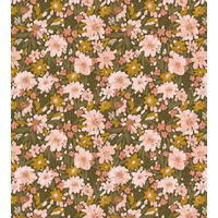 FOTOTAPETE Blumen 2.5 x 2.79 m - Grün, Papier (250/279cm) - ESTAhome