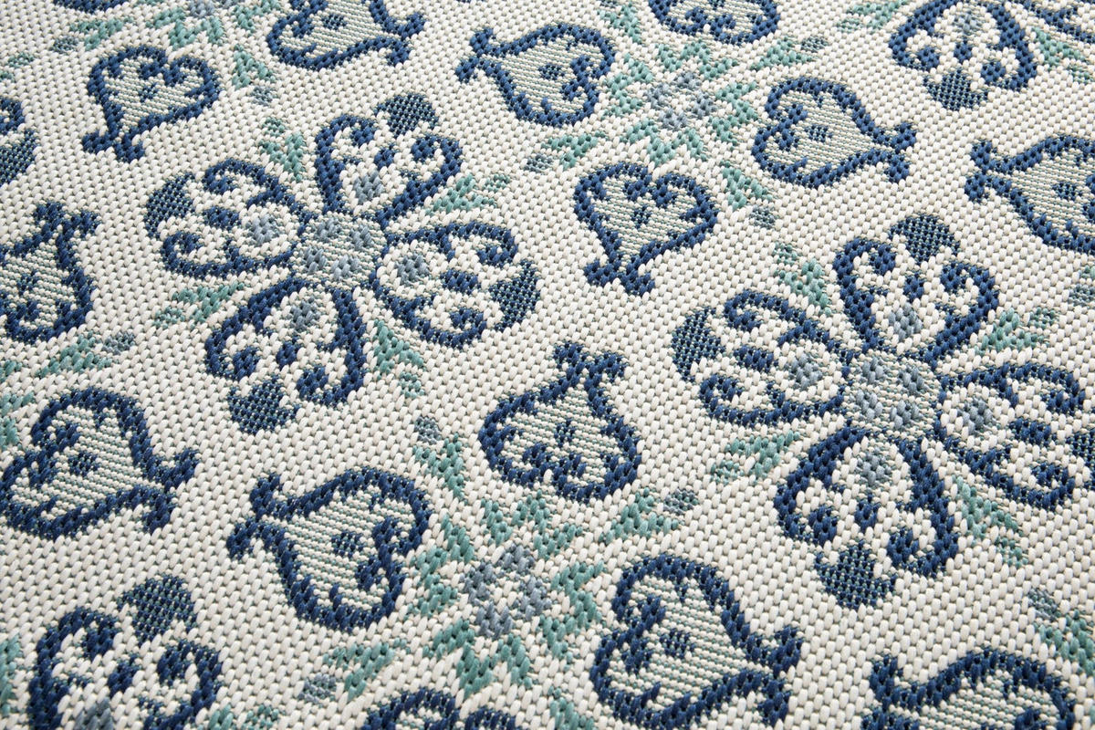 TEPPICH für Innen und Außen fleckenbeständig blau - Blau, Textil (120/170cm) - AFK Living