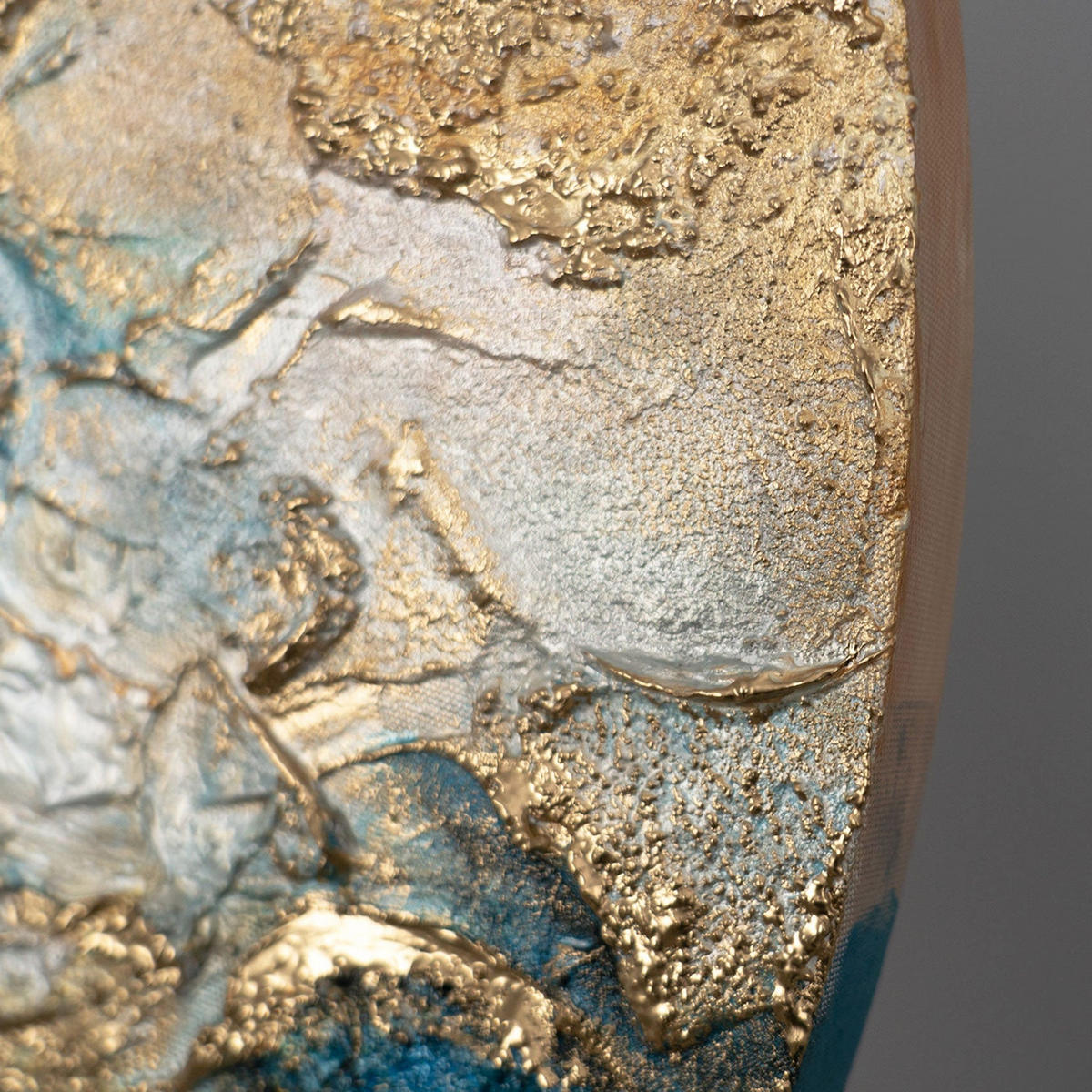 GEMÄLDE Fluss der Elemente auf Keilrahmen 70 cm - Multicolor, Holz (70/70cm) - YS-art gallery