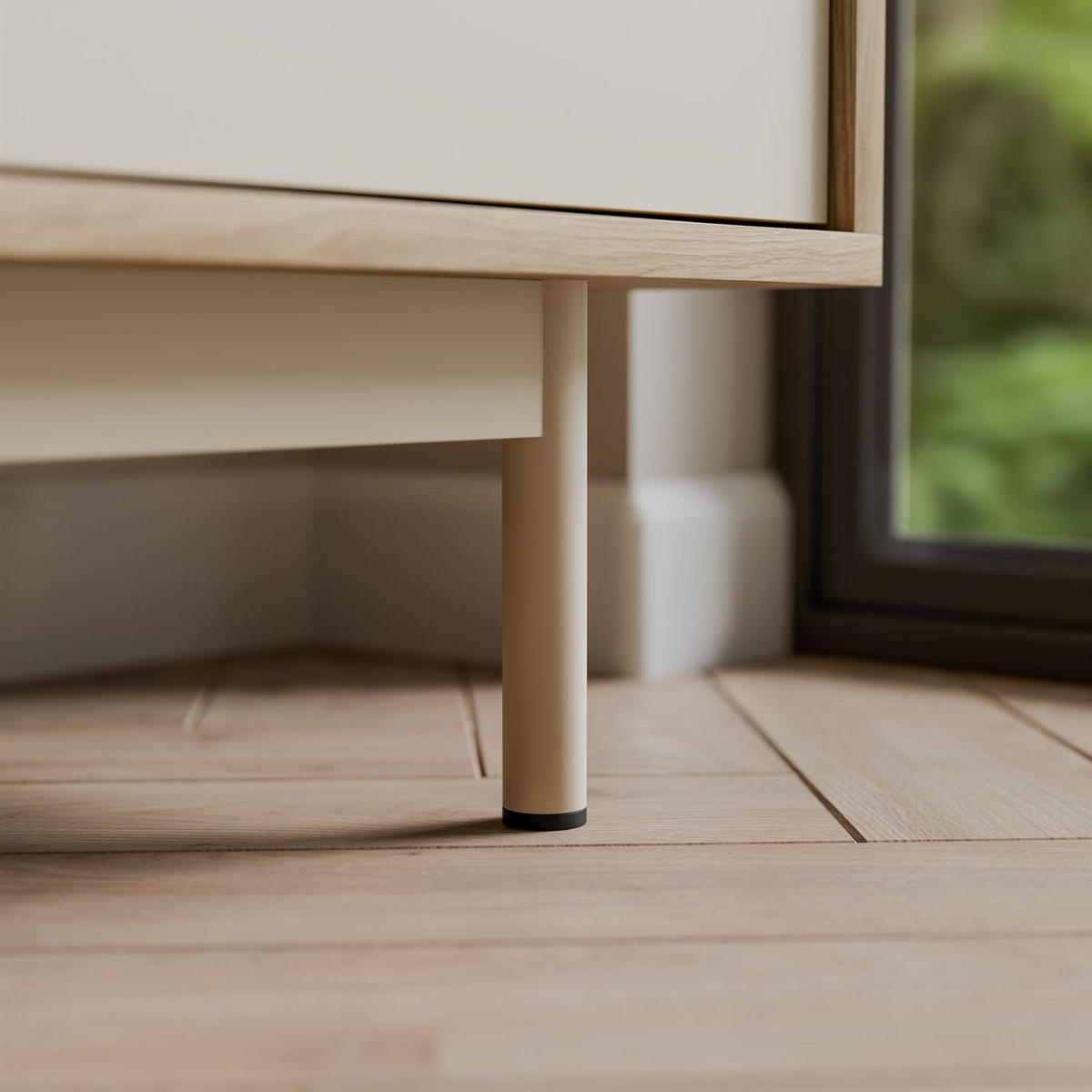 TV-SCHRANK FLORENCE mit LED-Beleuchtung - Kaschmir, Holzwerkstoff (160/53/40cm) - Lookway