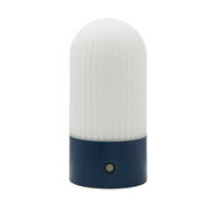 TISCHLAMPE Touareg H.19cm - Blau, Metall (16/9/19cm) - Signature