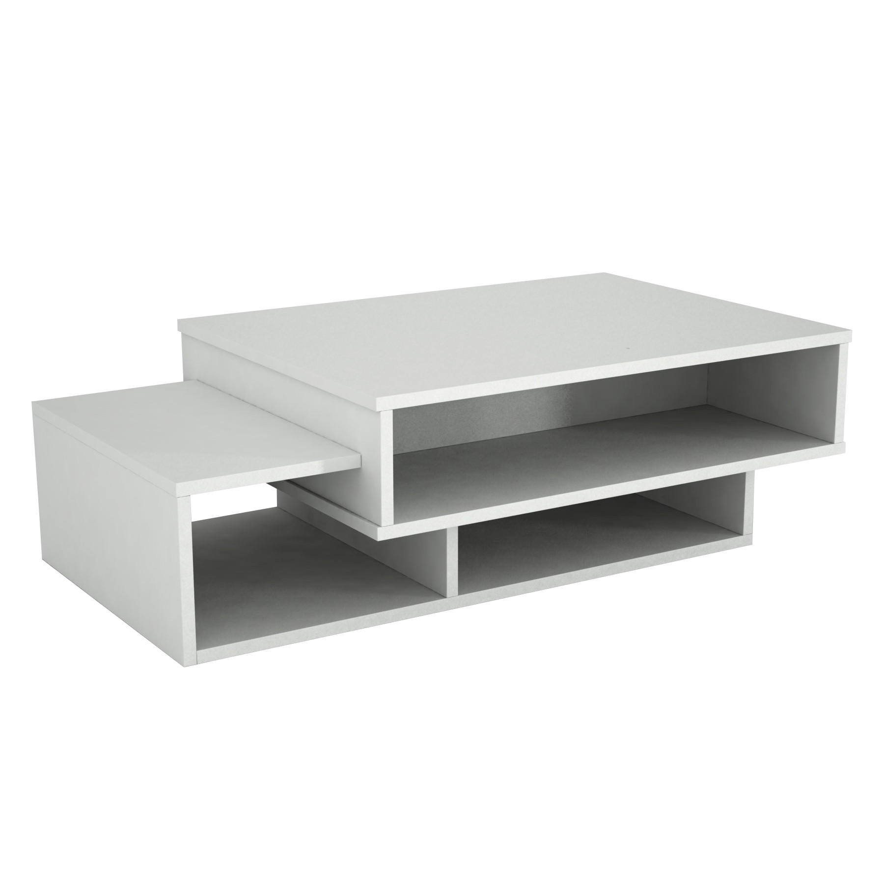 COUCHTISCH Tab Weiß - Weiß, Holzwerkstoff (60/105/32cm) - moebel17