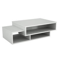 COUCHTISCH Tab Weiß - Weiß, Holzwerkstoff (60/105/32cm) - moebel17