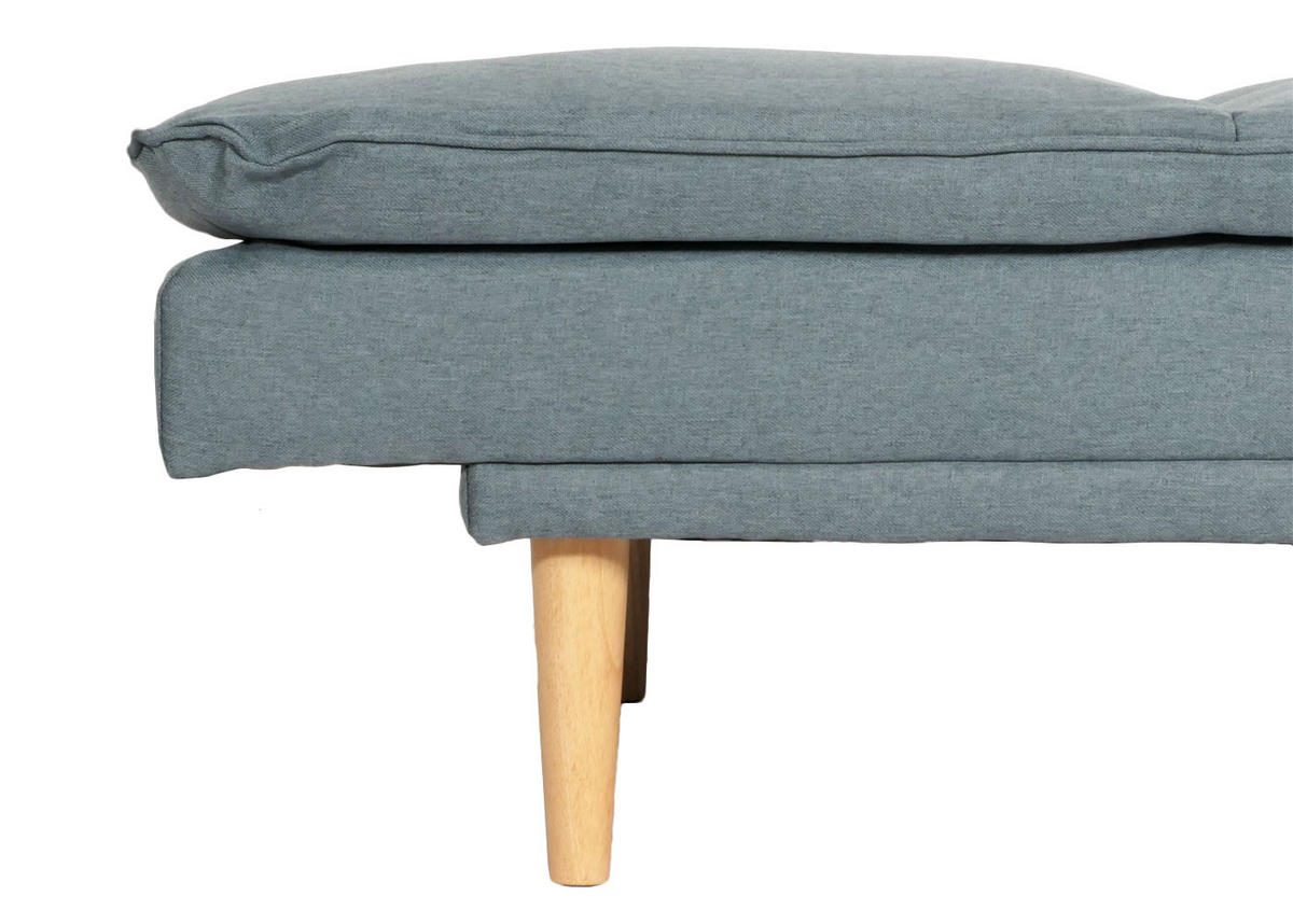 SCHLAFSOFA Blaugrau - Blaugrau, Textil (180/90/110cm) - MCW