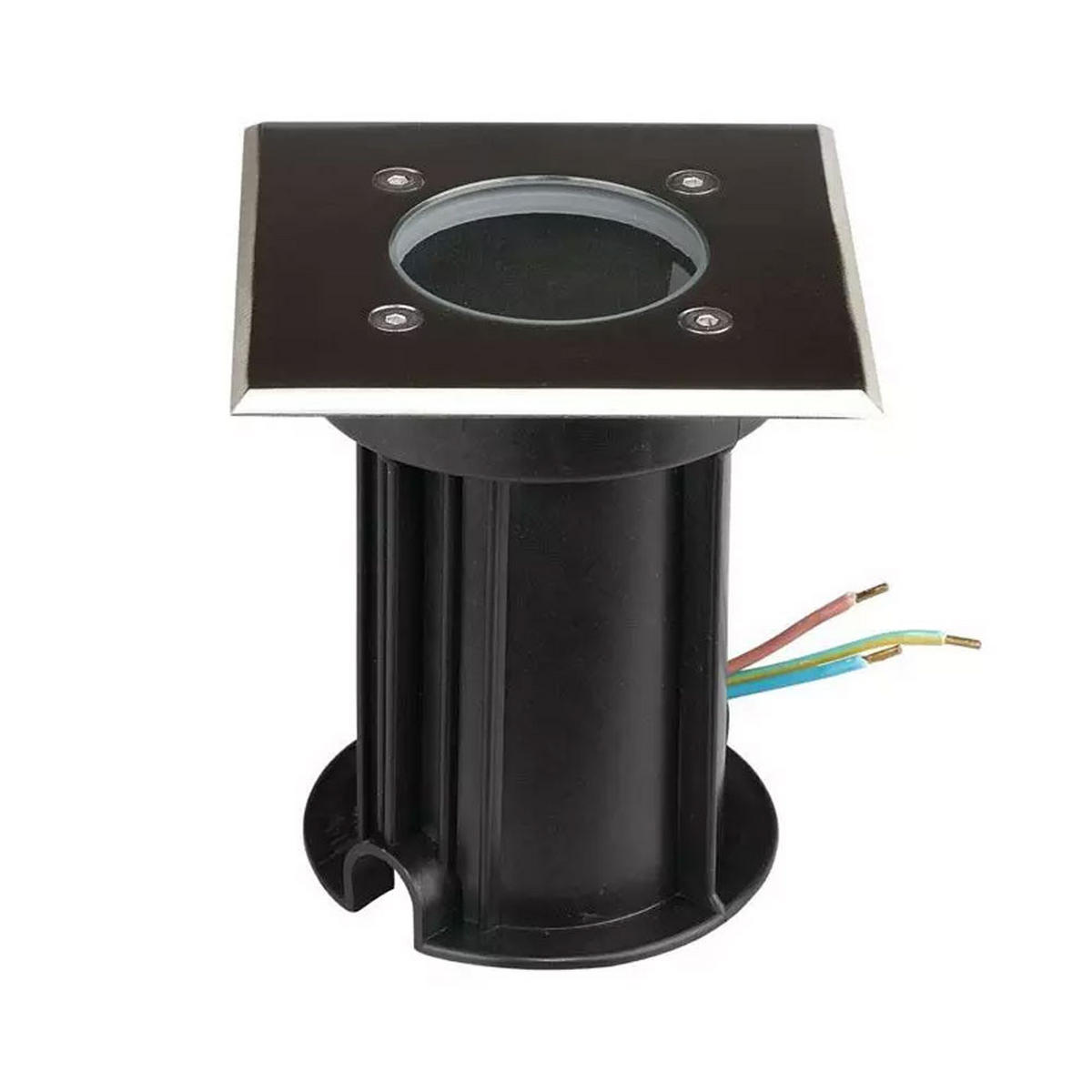 LED AUSSENLEUCHTE Edelstahl Silber 3er Set - Silberfarben, Metall (11/11/12cm)