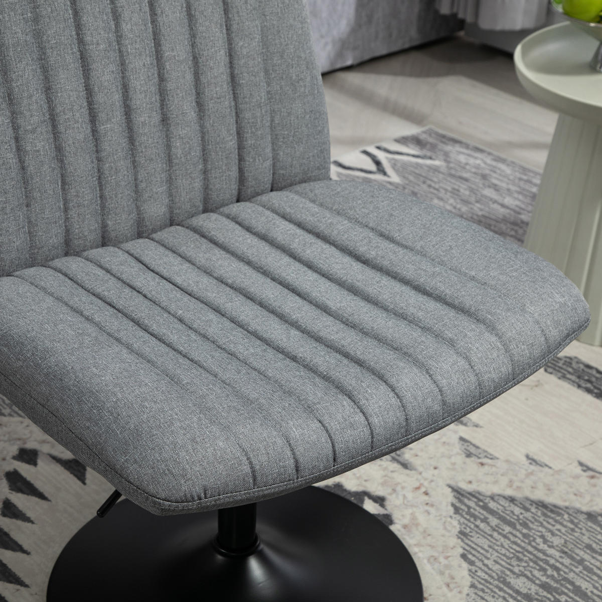 LOUNGESESSEL EMILY Grau - Schwarz/Grau, Textil/Metall (64/96/66cm) - SVITA