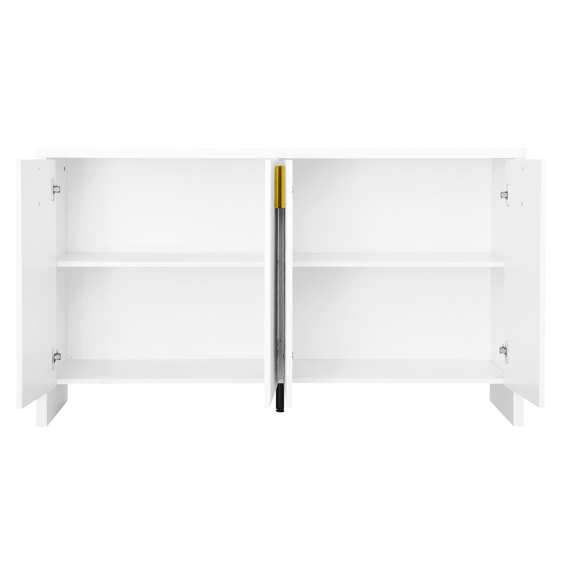 Ivmeu Sideboard Weiß 140x80x38 cm