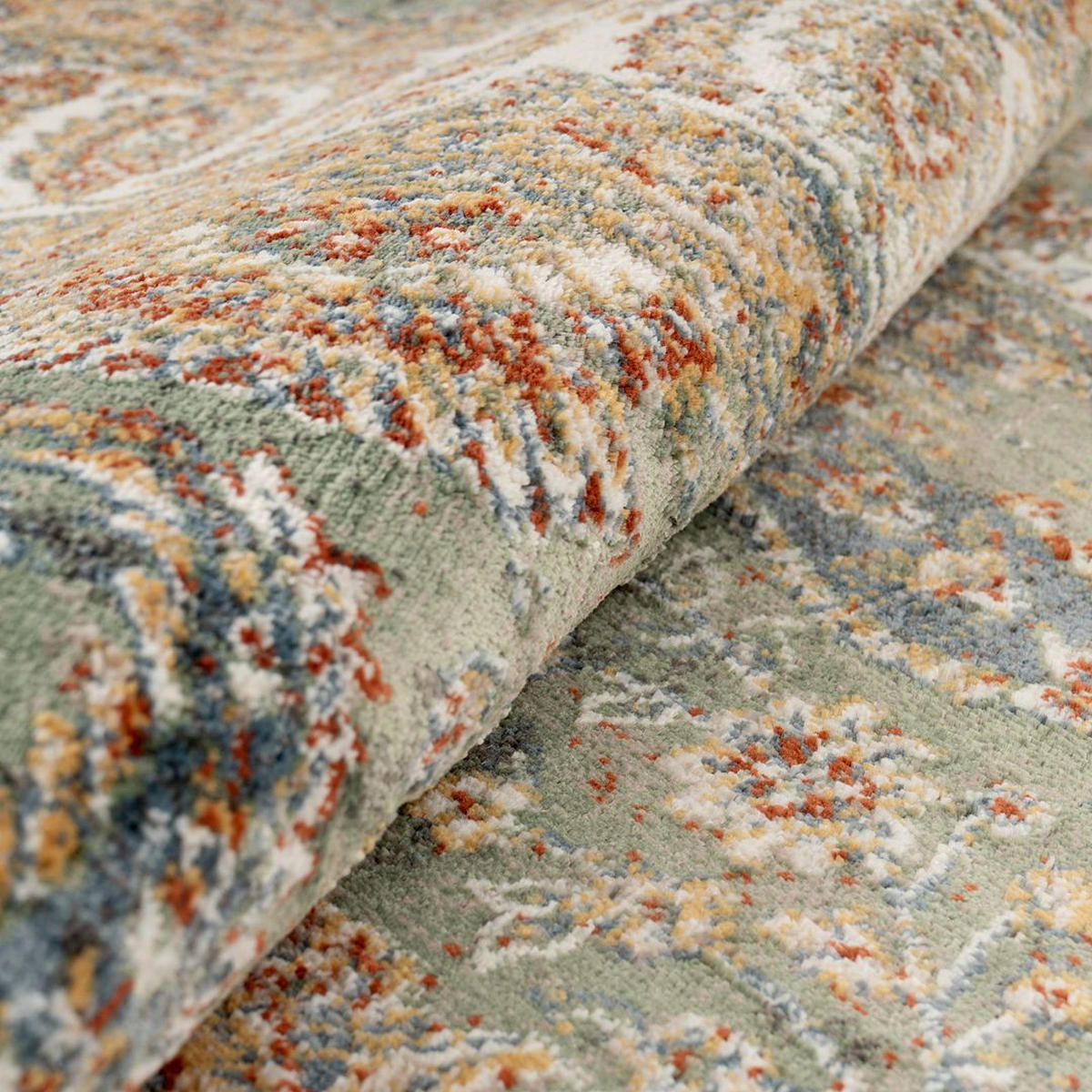TEPPICHLÄUFER Havana Basila Grün - Grün, Textil (61/239cm) - Kukoon Rugs