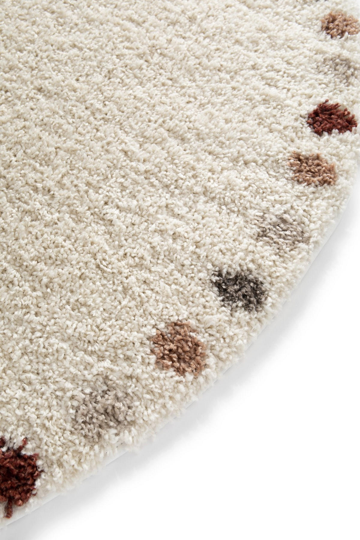 RUNDER Teppich für Innen- und Außenseite beige - Beige, Textil (160/160cm) - AFK Living