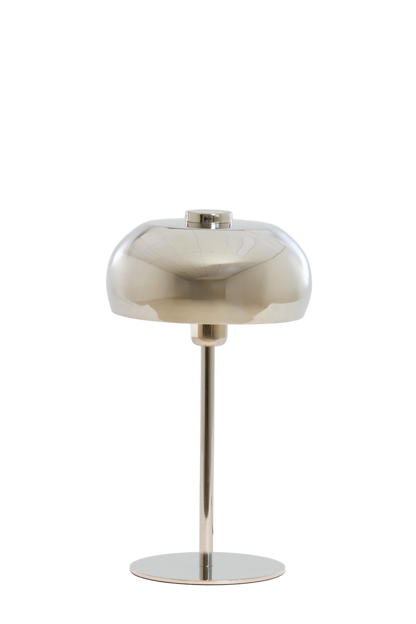 TISCHLAMPE Surin Silber Ø23/40 cm - Silberfarben, Metall (23/23/40cm) - Light & Living
