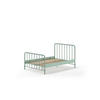 METALLBETT Kay 147x110x207 aus Metall in Grün matt - Grün, Metall (140/200cm) - 58aufmkessel