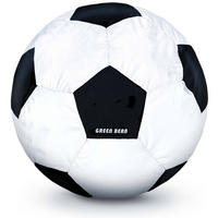 GAMING-SITZSACK Fußball 110cm - 300L - Weiß, Textil (110/110/110cm) - Green Bean