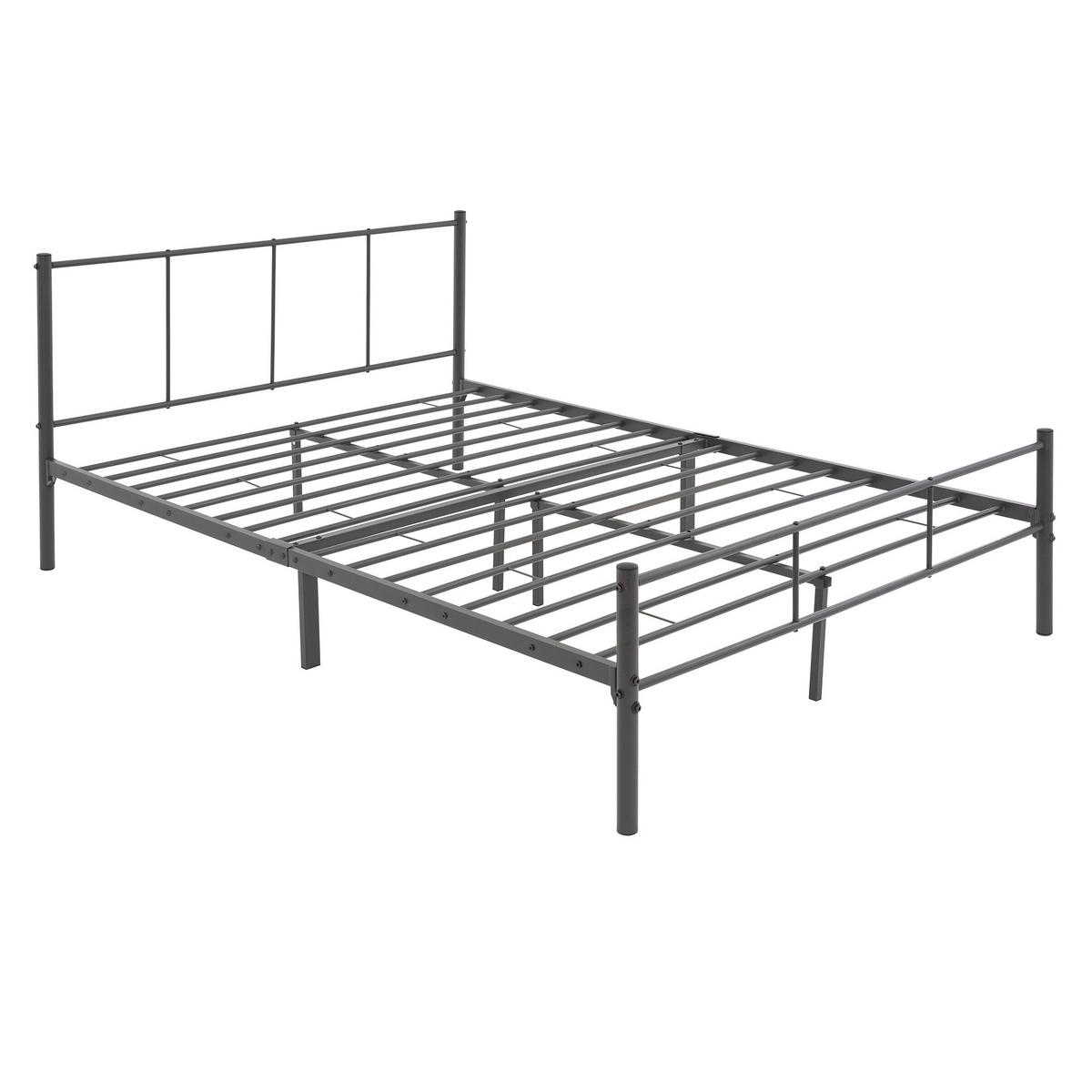 METALLBETT 209/167 cm - Anthrazit, Metall (160/200cm) - ML-DESIGN