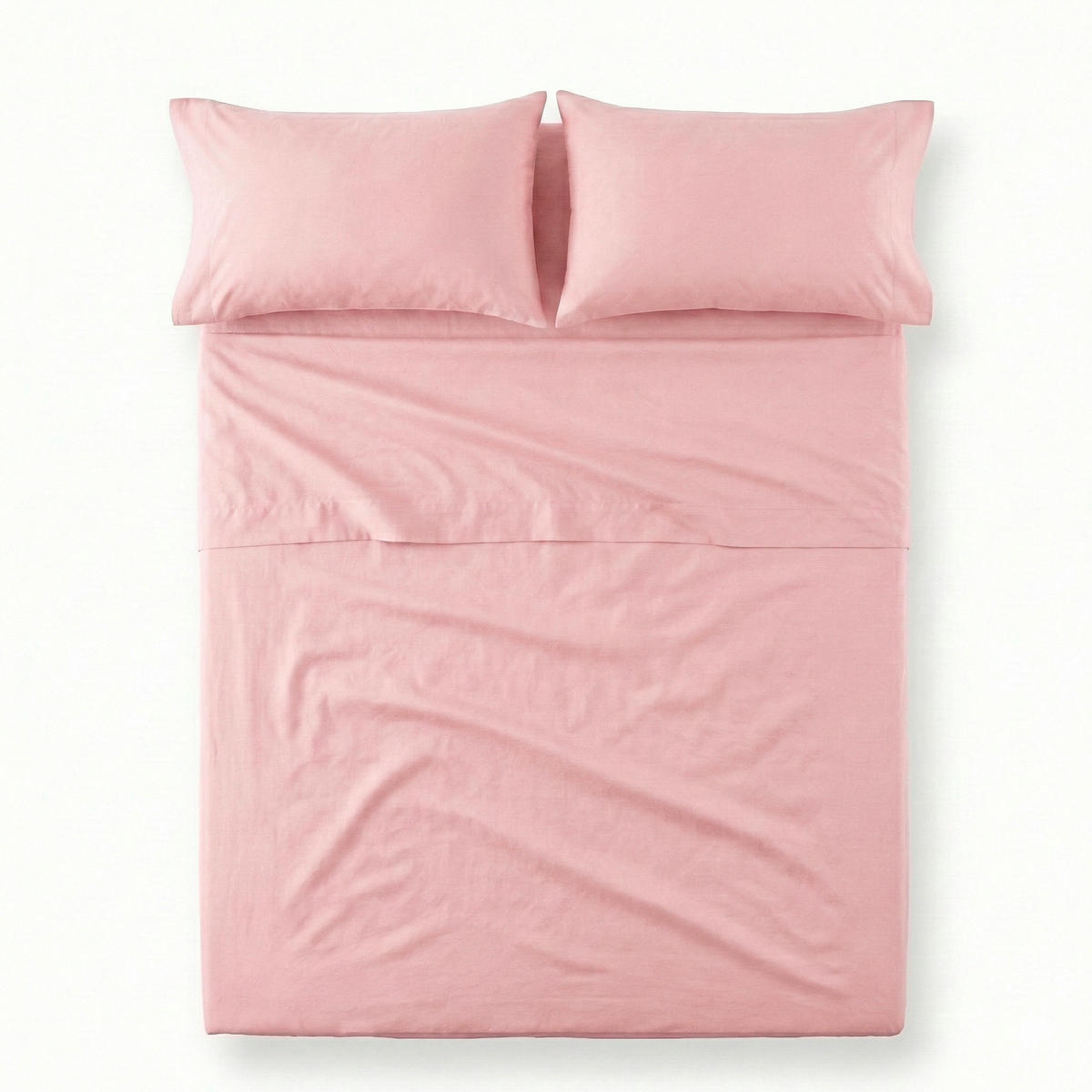 OBERBETTLAKEN basic 180x270 cm hellrosa - Rosa, Textil (180/270cm) - Happy Friday