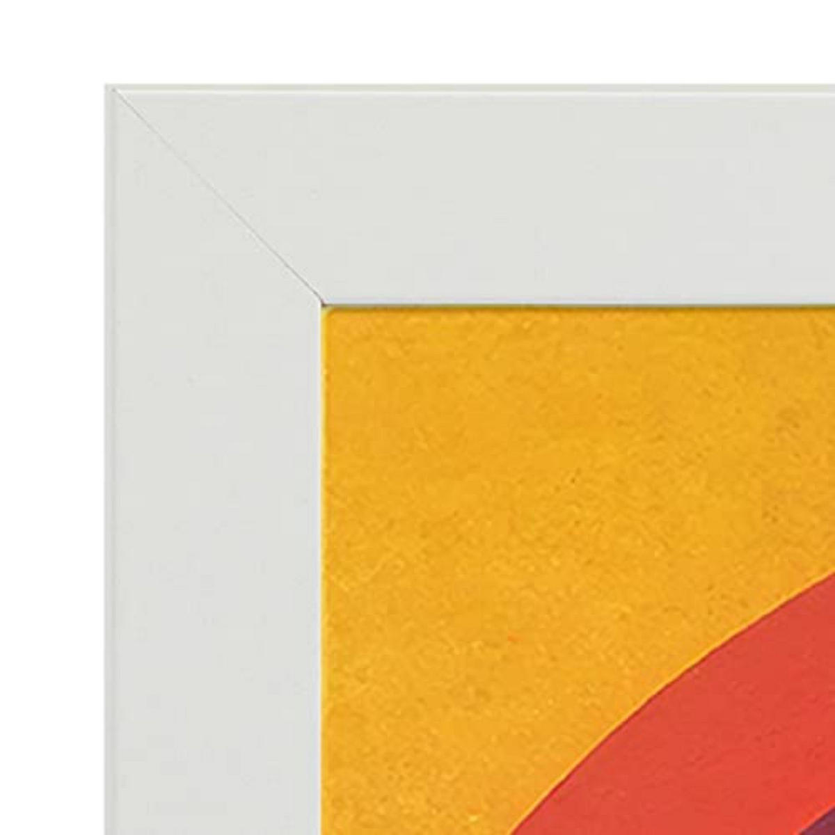 POSTER Set mit 4 Kreisförmig Abstrakt Moderne Galaxien A4 Weißer Rahmen - Weiß, Papier (29.7/3cm) - Nacnic