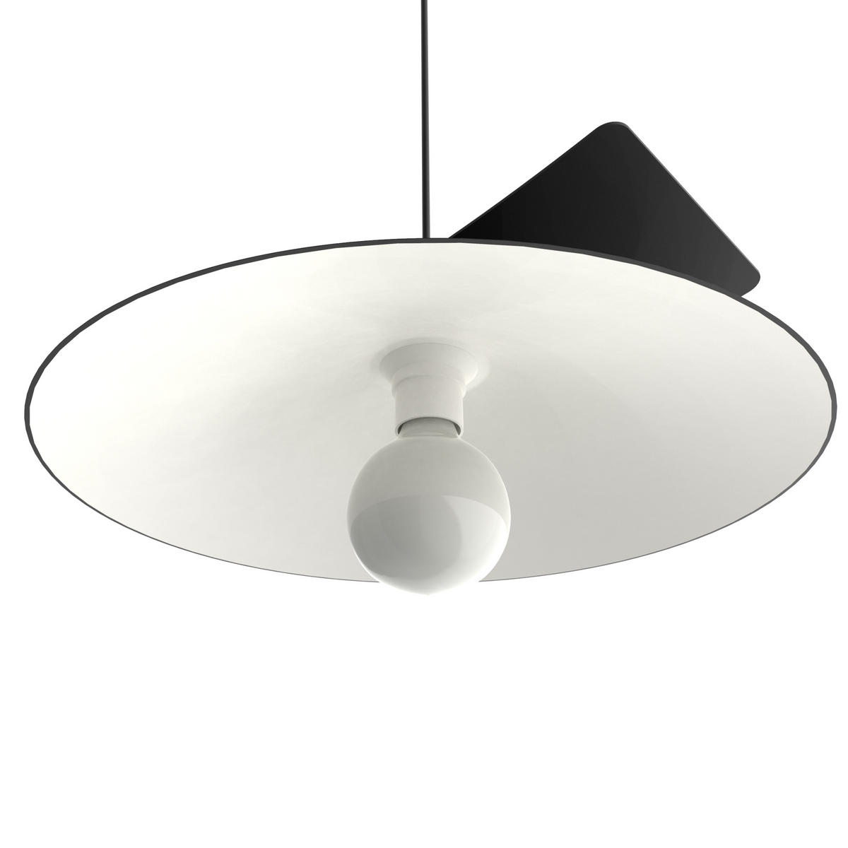 HÄNGELEUCHTE Miller D40 - Schwarz, Metall (40/34/9cm) - Lumicom