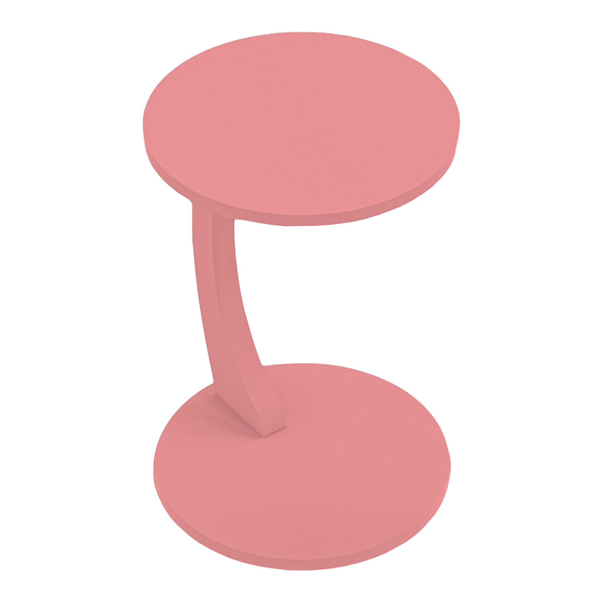 BEISTELLTISCH Holeby - Pink, Holzwerkstoff (38/38/56cm) - [en.casa]