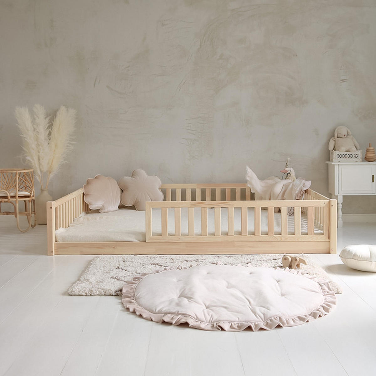 POSTEL 140/200 Agnès Přírodní dřevo - hnědá, dřevo (140/200cm) - Petits-meubles