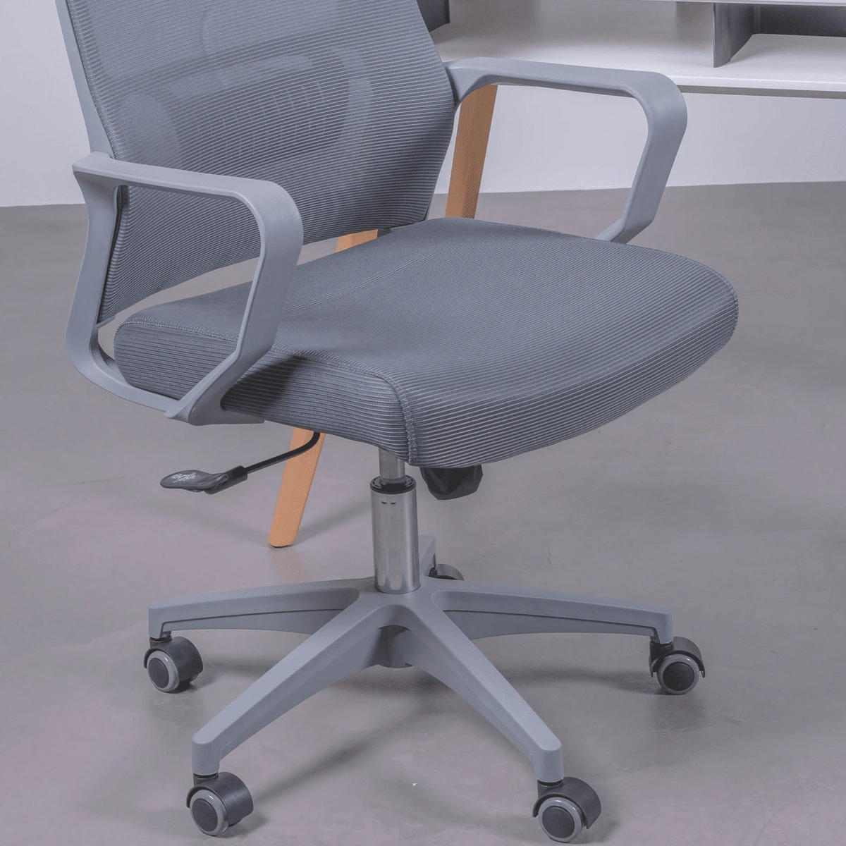 BÜROSTUHL Textil Dunkelgrau - Dunkelgrau, Textil (60/114/58cm) - Nest Dream
