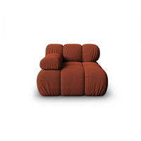 MODUL links Bellis aus 3D-Stoff ziegelrot - Orange, Textil (94/70/94cm) - Micadoni