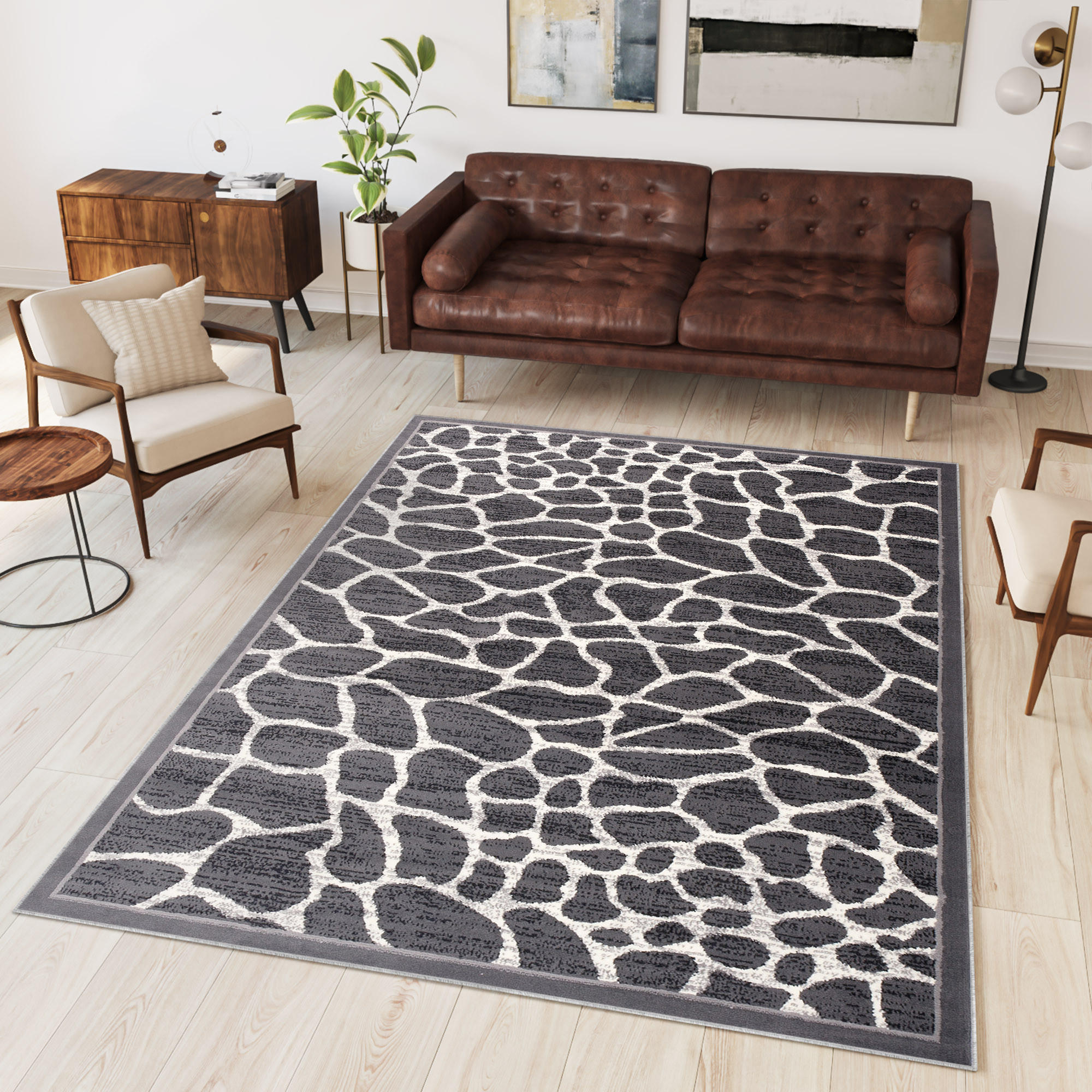 TEPPICH DREAM Dunkelgrau 300/400 cm - Dunkelgrau, Textil (300/400cm) - Tapiso