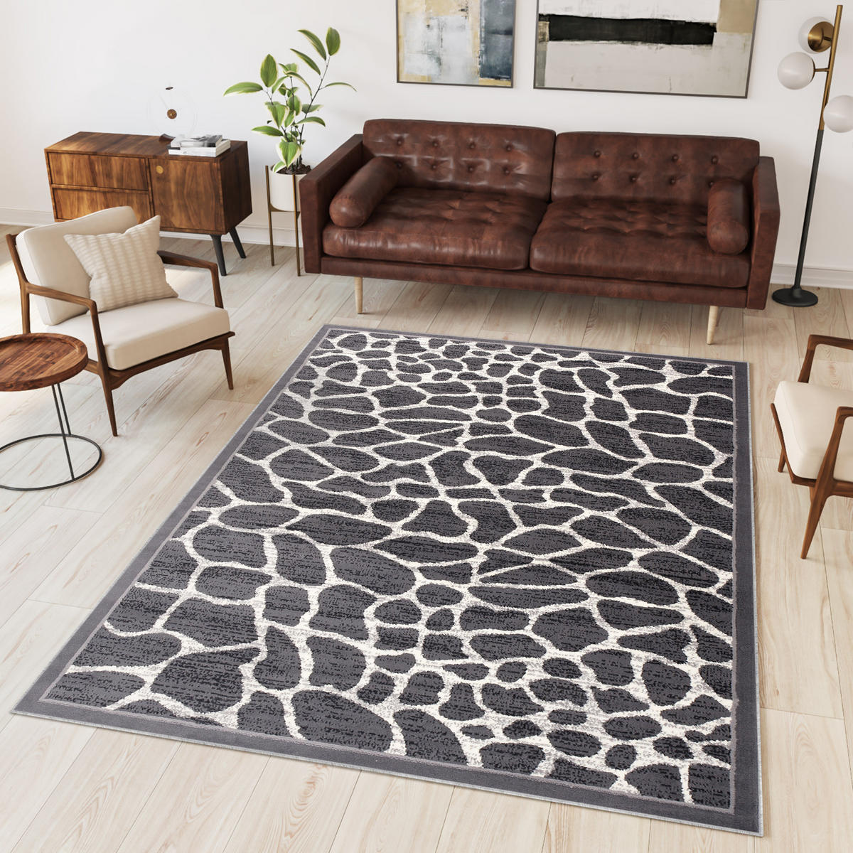 TEPPICH DREAM Dunkelgrau 300/400 cm - Dunkelgrau, Textil (300/400cm) - Tapiso