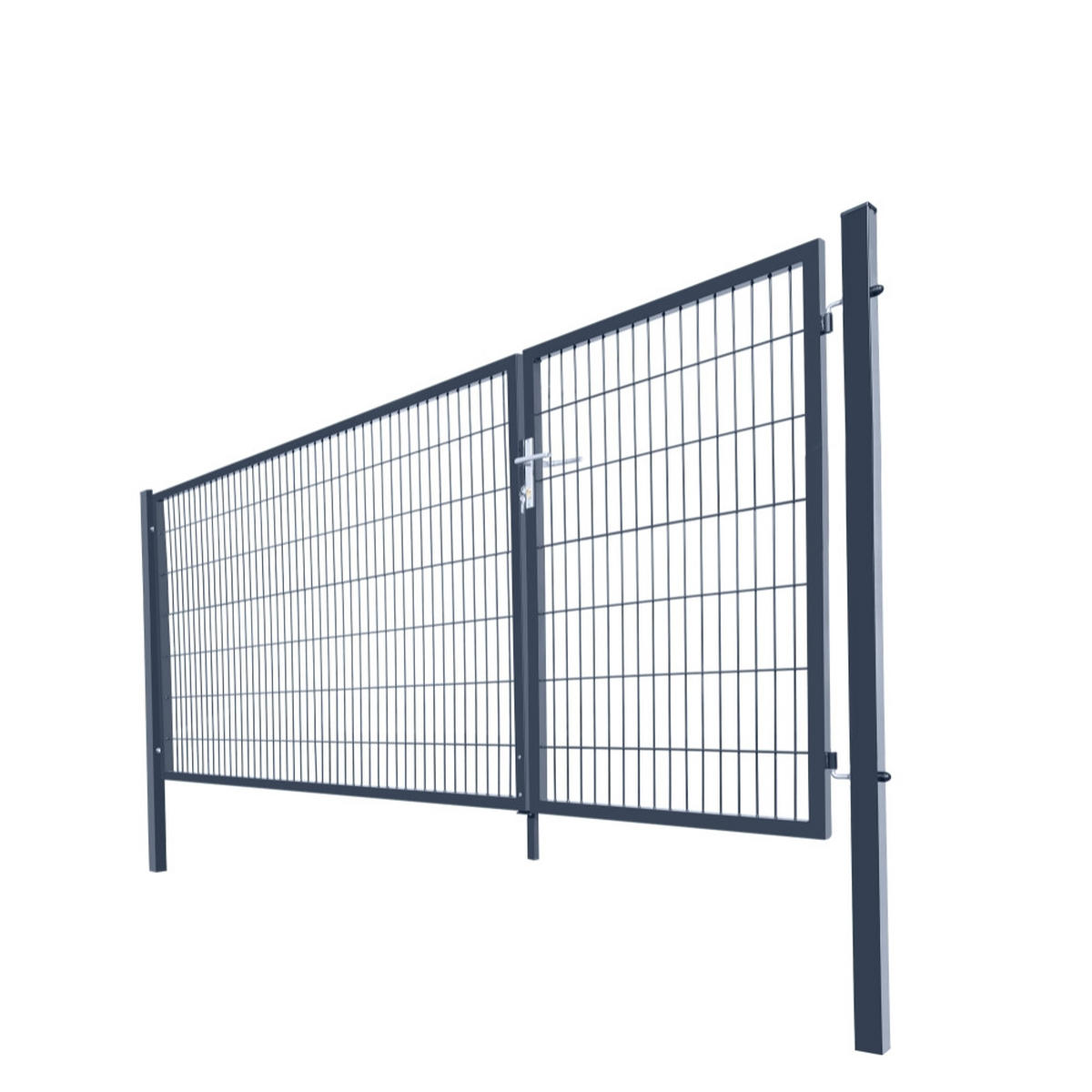 GARTENTOR ADITUS - Anthrazit, 140 x 350 cm - Anthrazit, Metall (350/140cm) - Home Deluxe