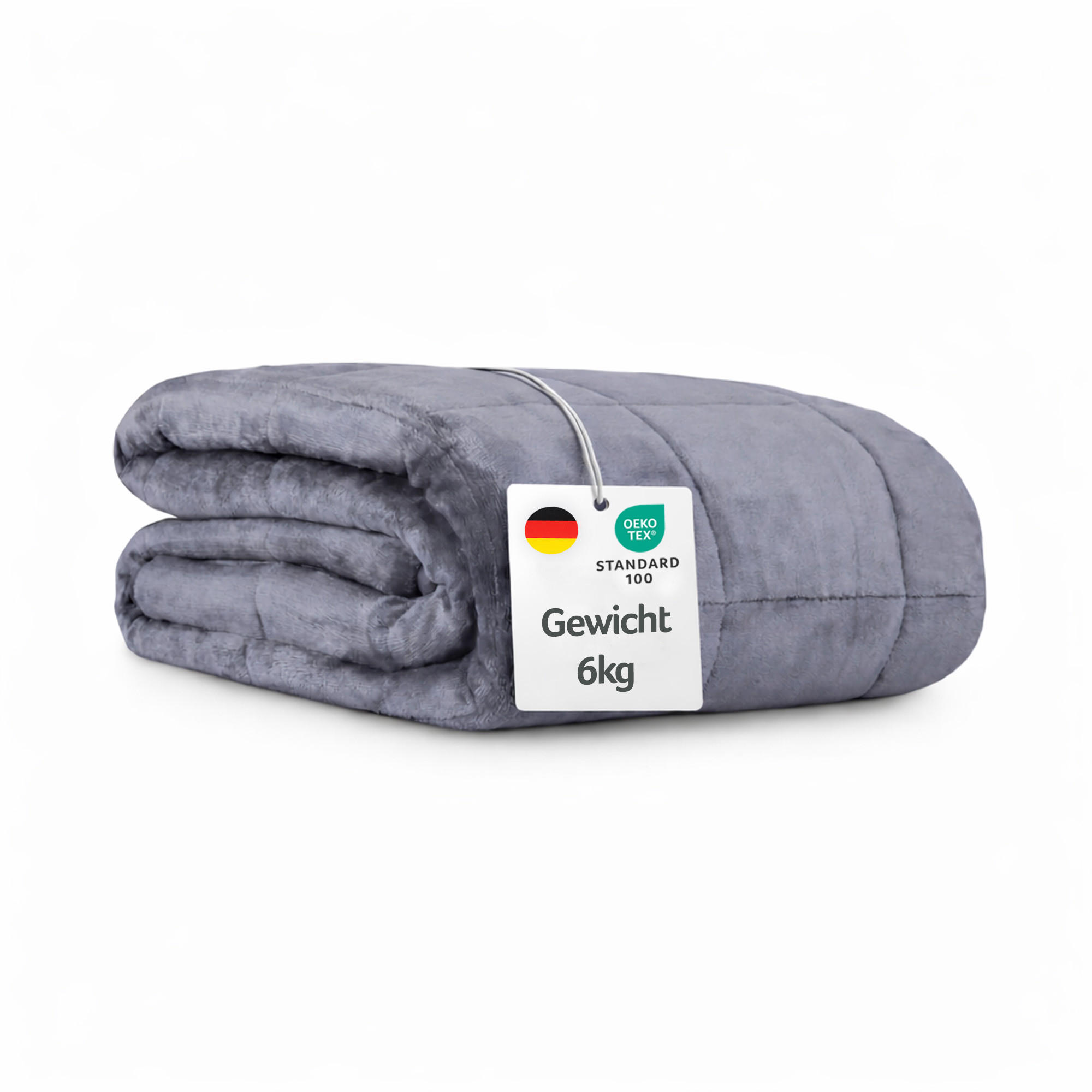 GEWICHTSDECKE Anthrazit 6 kg 135x200 cm - Anthrazit, Textil (135/200cm) - Bestlivings