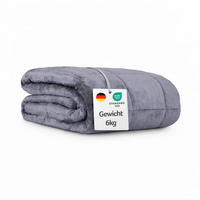 GEWICHTSDECKE Anthrazit 6 kg 135x200 cm - Anthrazit, Textil (135/200cm) - Bestlivings