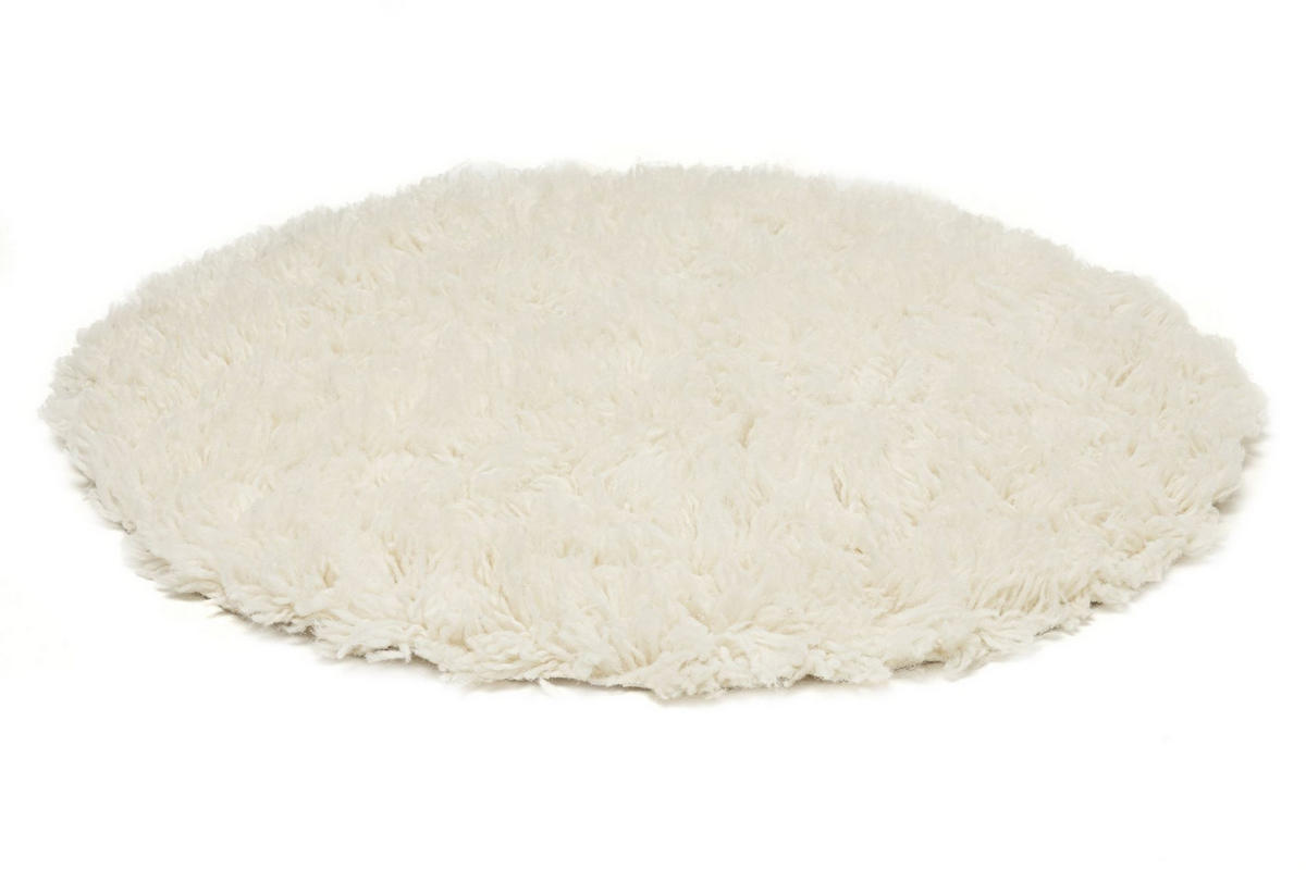 TEPPICH Super Flokati 1400 Naturwollshaggy 200x200 cm - Champagner, Textil (200/200cm) - Rug and Roll