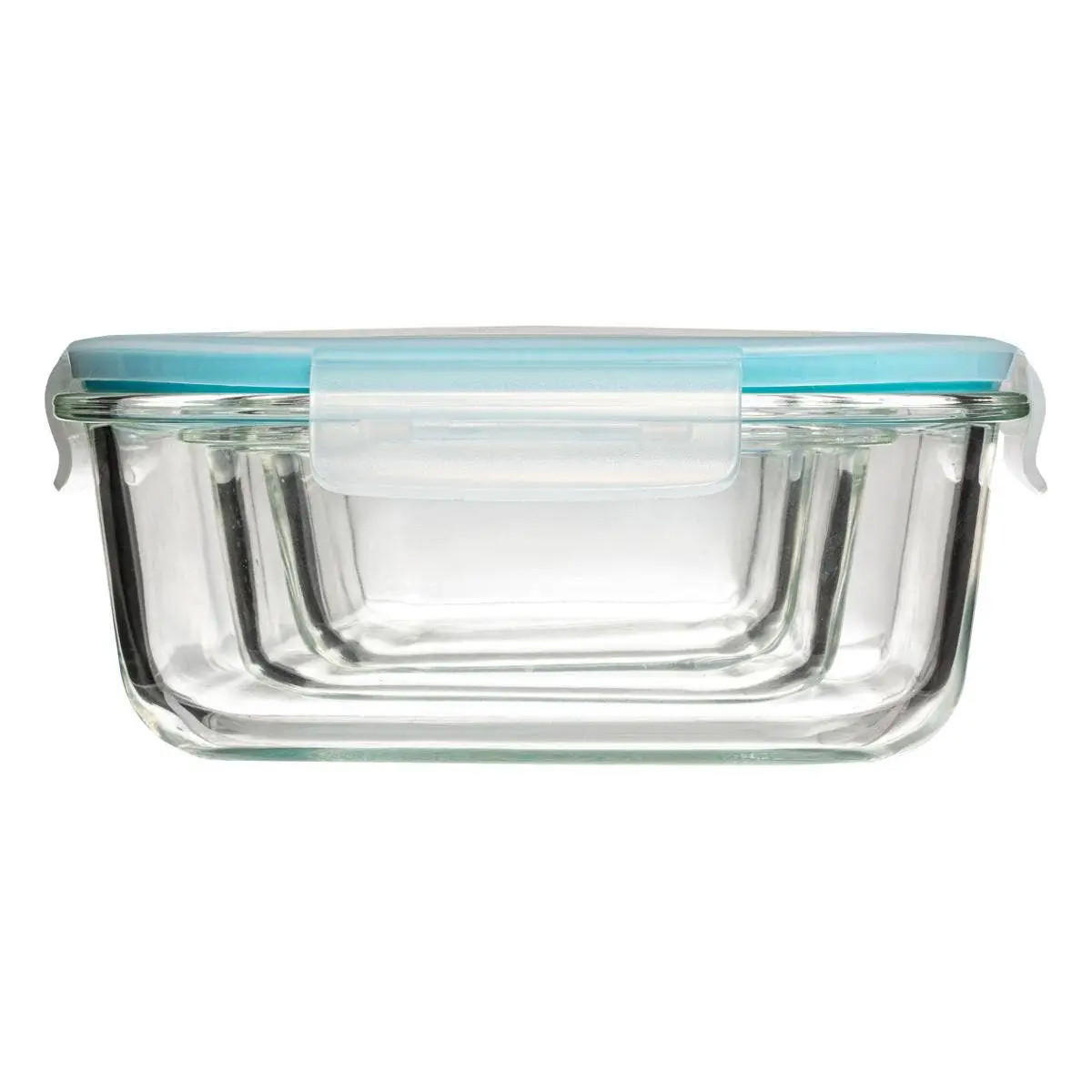 LEBENSMITTELAUFBEWAHRUNGSBEHÄLTER aus Glas 18,5/18,5/7,8 cm - Transparent, Glas (18.5/7.8/18.5cm) - 5five Simply Smart