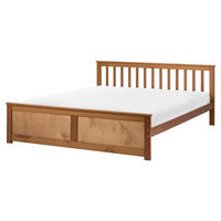 BETT mit Lattenrost 160/200 cm Kiefernholz Braun Olendon - Braun, Holz (160/200cm) - Beliani