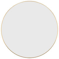 WANDSPIEGEL Golden Ø 60 Cm Rund - Goldfarben, Glas (60/60/60cm) - vidaXL