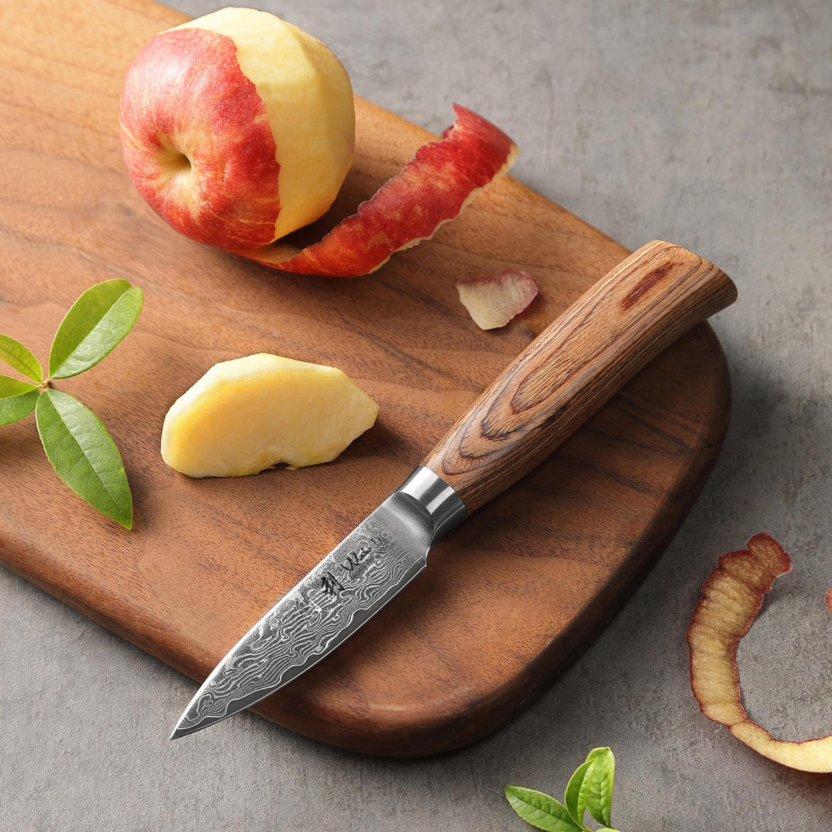 OFFICEMESSER 8 cm - Braun, Holz/Metall (20cm) - Wakoli