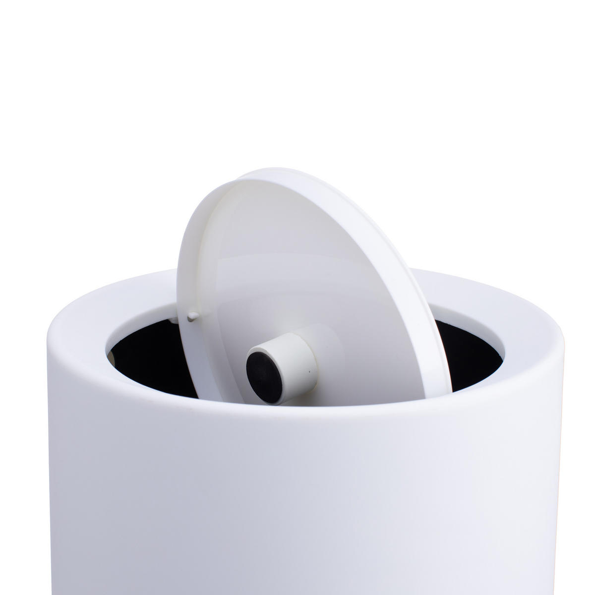 MÜLLEIMER - Weiß, Kunststoff (26/31.5/26cm) - Relaxdays