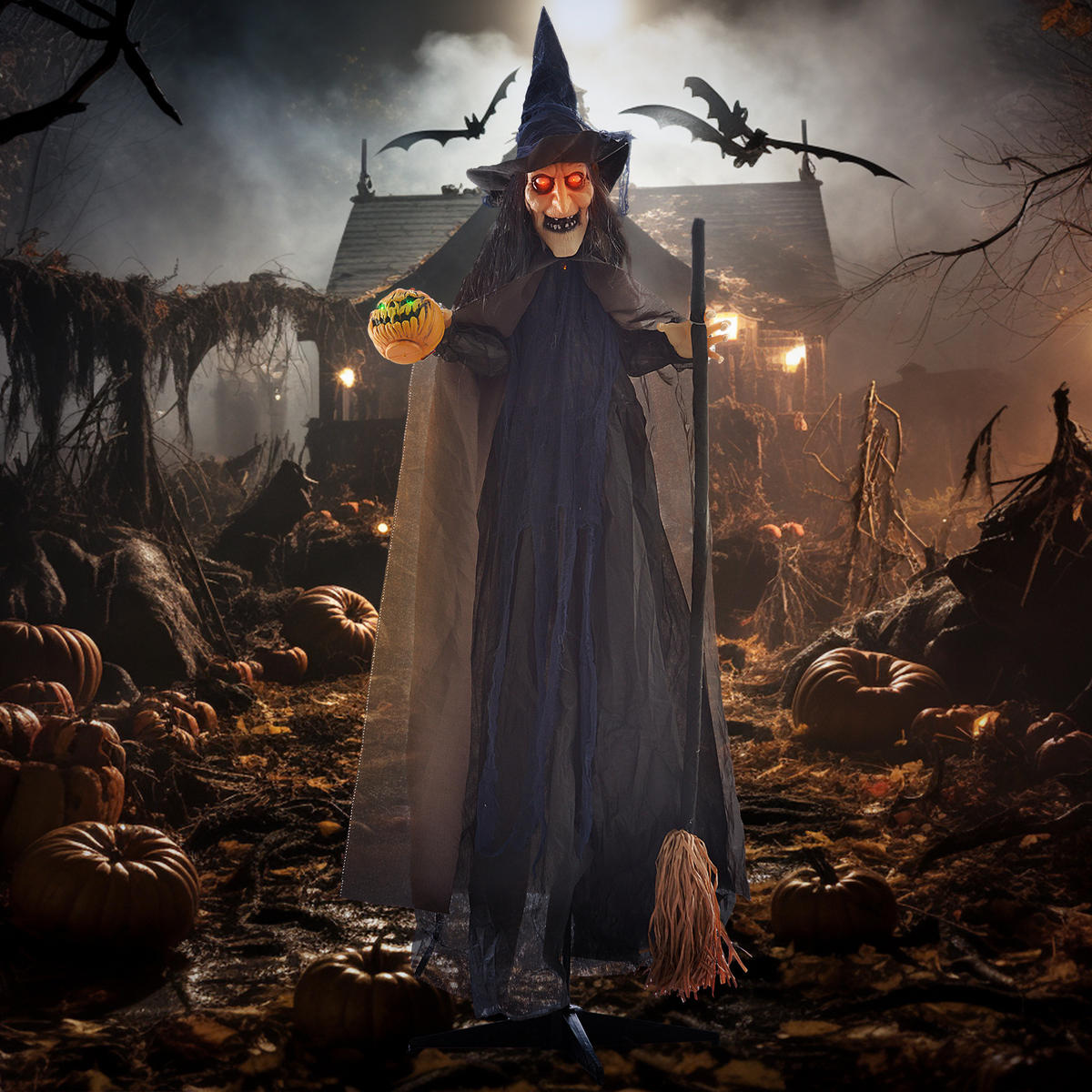 HALLOWEEN-DEKORATION Braun 107.0/65.0/190.0cm - Braun, Metall (65/190/107cm)