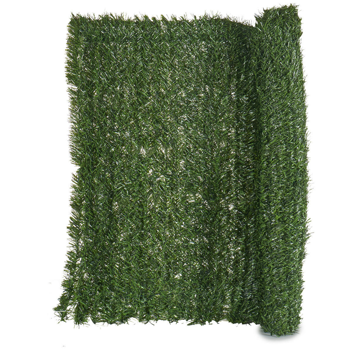 KÜNSTLICHE HECKE Balkon 1/3 m - Grün, Kunststoff (3cm) - Ibergarden